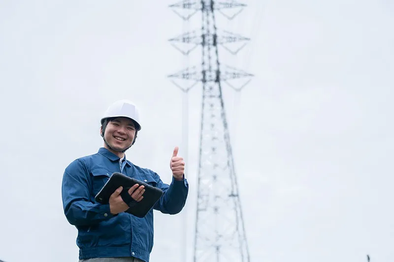 送電線架線技能工(ラインマン)